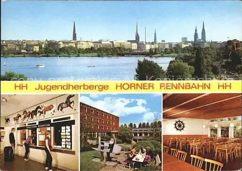 Hamburg Jugendherberge Horner Rennbahn Kat. Hamburg