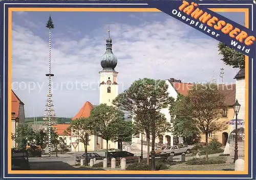 Taennesberg Marktplatz Pfarrkirche Kat. Taennesberg