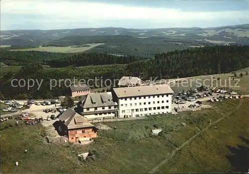 St Peter Schwarzwald Berghotel Kandel Fliegeraufnahme Kat. St. Peter