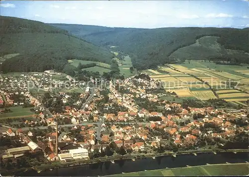 Reinhardshagen Fliegeraufnahme Veckerhagen Kat. Reinhardshagen