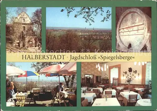 Halberstadt Jagdschloss Spiegelsberg Kat. Halberstadt