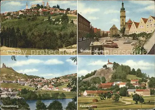 Weiden Oberpfalz Leuchtenberg Stadtplatz Flossenbuerg Parkstein Kat. Weiden i.d.OPf.