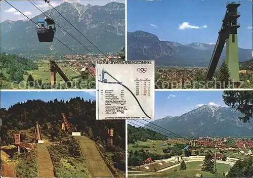 Garmisch Partenkirchen Olympia Sprungschanze Kat. Garmisch Partenkirchen