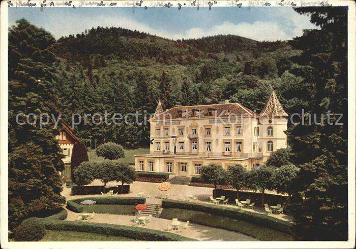 Badenweiler Schloss Hausbaden X Nr Wu54385 Oldthing