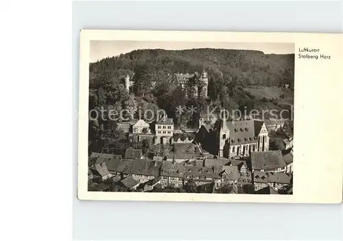 Stolberg Harz Blick von Lutherbuche Kat. Stolberg Harz