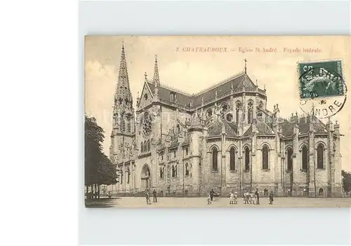 Chateauroux Indre Eglise St Andre Facade Interale  Kat. Chateauroux