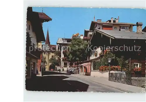 Kitzbuehel Tirol Strassenansicht  Kat. Kitzbuehel