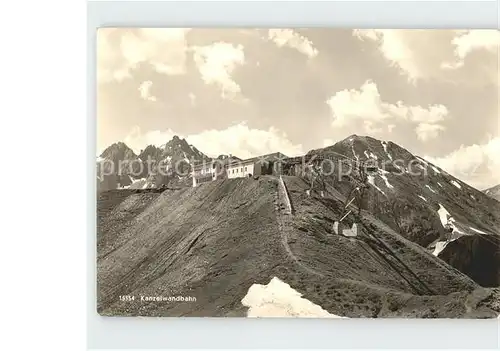 Kanzelwand Kanzelwandbahn Widderstein Riezlern  Kat. Oberstdorf