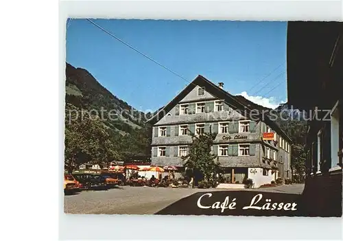 Schnepfau Vorarlberg Cafe Laesser  Kat. Schnepfau