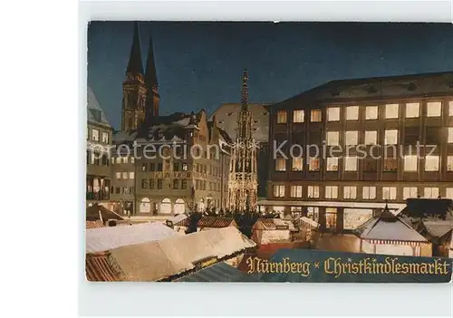 Nuernberg Christkindlesmarkt Sebalduskirche Kat. Nuernberg