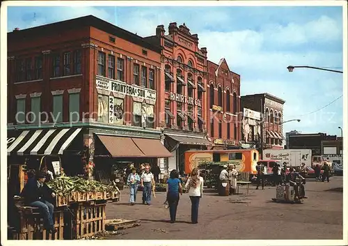 Detroit Michigan Eastern Farmer`s Market Kat. Detroit