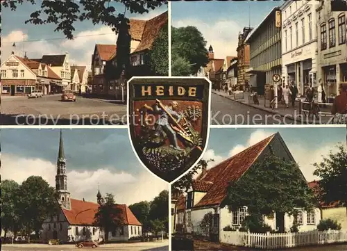 Heide Holstein Kirche Kat. Heide