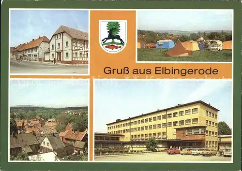 Elbingerode Harz Rathaus Zeltplatz Diakonissenmutterhaus Kat. Elbingerode Harz