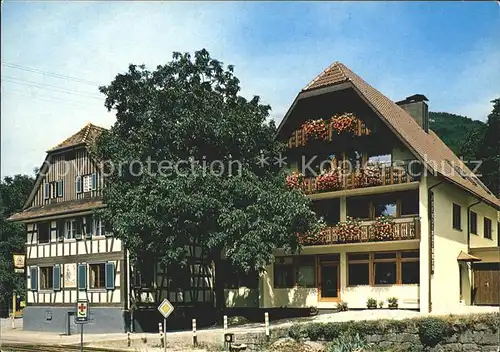 Ottenhoefen Schwarzwald Gasthaus Pension Rebstock Kat. Ottenhoefen im Schwarzwald