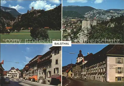 Balsthal Schloss Alt Falkenstein Ruine Neu Falkenstein  Kat. Balsthal