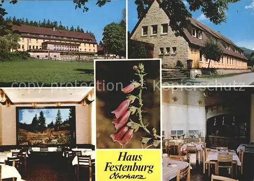 Clausthal Zellerfeld Haus Festenburg Kat. Clausthal Zellerfeld