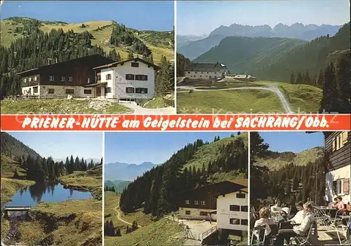 Sachrang Chiemgau Priener  Huette Kat. Aschau i.Chiemgau