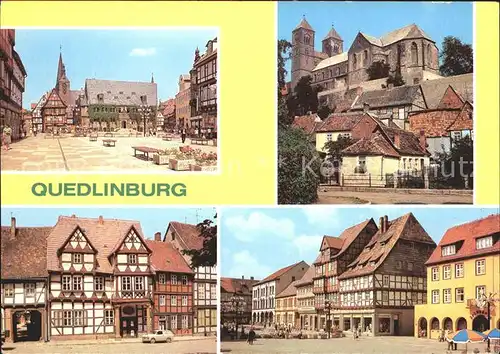 Quedlinburg Dom Klopstockhaus Markt Kat. Quedlinburg