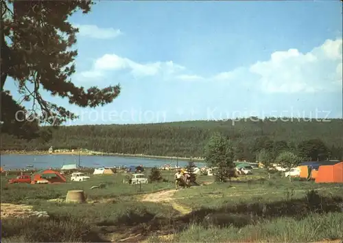 Ehrenfriedersdorf Erzgebirge Camping am Greifenbachstauweiher Kat. Ehrenfriedersdorf