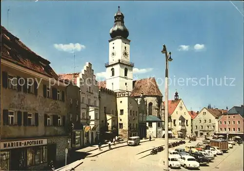 Cham Oberpfalz Marktplatz Kat. Cham