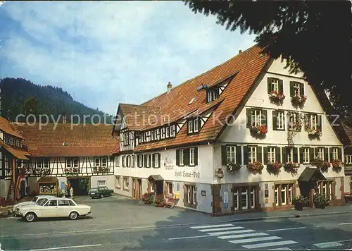 Klosterreichenbach Kloster Gasthof Hotel Sonne Post Kat. Baiersbronn