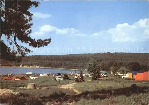 Ehrenfriedersdorf Erzgebirge Camping am Greifenbachstauweiher Kat. Ehrenfriedersdorf