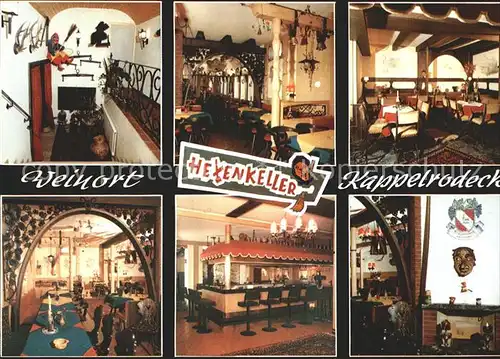 Kappelrodeck Hexenkeller Restaurant Bar Kat. Kappelrodeck