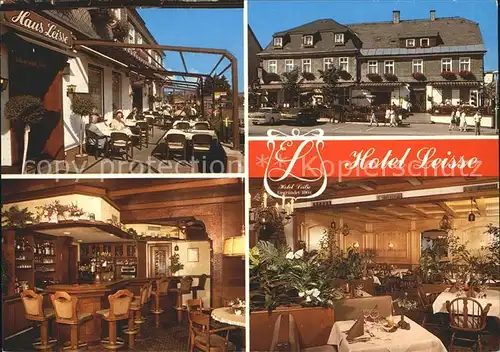 Winterberg Hochsauerland Hotel Leisse Restaurant Kat. Winterberg