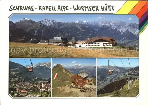 Schruns Vorarlberg Kapell Alpe Wormser Huette Kat. Schruns