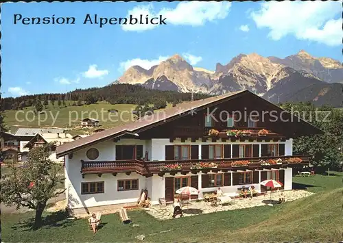 Maria Alm Steinernen Meer Pension Alpenblick Kat. Maria Alm am Steinernen Meer