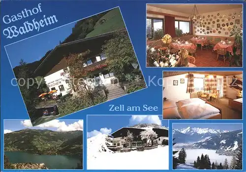 Zell See Gasthaus Waldheim Kat. Zell am See