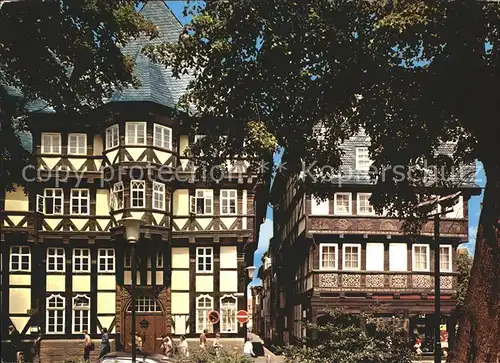 Goslar Marktstrasse Fachwerk Kat. Goslar