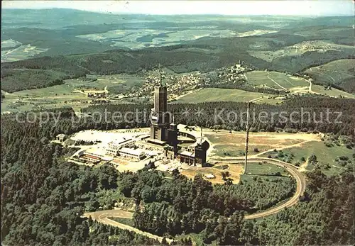 Feldberg Taunus Fernseh Turm Fliegeraufnahme Kat. Schmitten