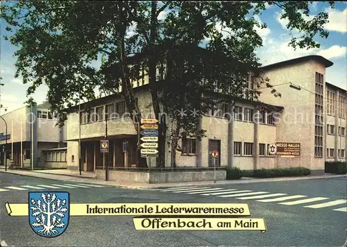 Offenbach Main Internationale Lederwarenmesse Kat. Offenbach am Main