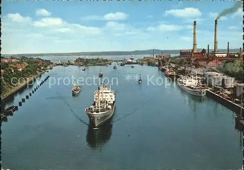 Kiel Nord Ostsee Kanal Holtenauer Schleuse Kat. Kiel