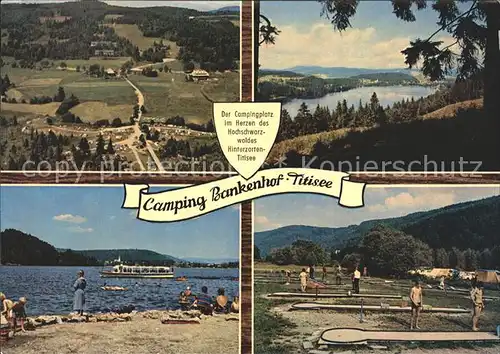 Titisee Neustadt Camping Bankenhof Strand Miniglolf Kat. Titisee Neustadt