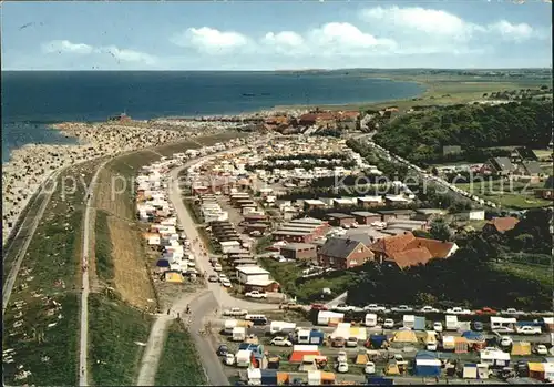 Neuharlingersiel Fliegeraufnahme Camping Strand Kat. Neuharlingersiel