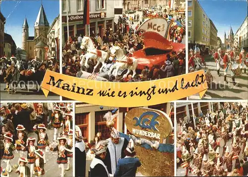 Mainz Rhein Karneval Umzug Teilansichten / Mainz Rhein /Mainz Stadtkreis