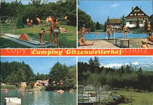 Lindau Bodensee Ferien und Erholungspark Gitzenweilerhof Miigolf Swimmingpool Camping Kat. Lindau (Bodensee)