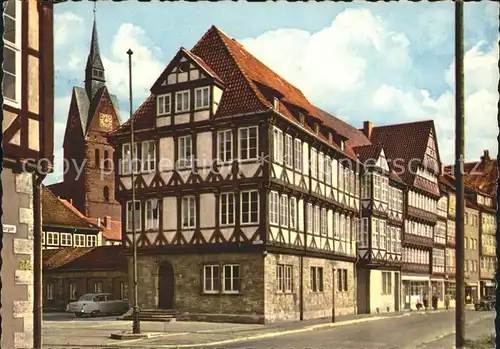 Hannover Burgstrasse mit Turm der Marktkirche Kat. Hannover