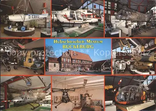 Bueckeburg Hubschrauber Museum Teilansichten Kat. Bueckeburg