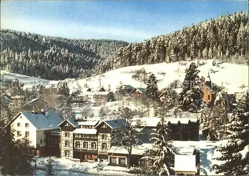 Enzkloesterle Hotel Waldhorn Post Kat. Enzkloesterle