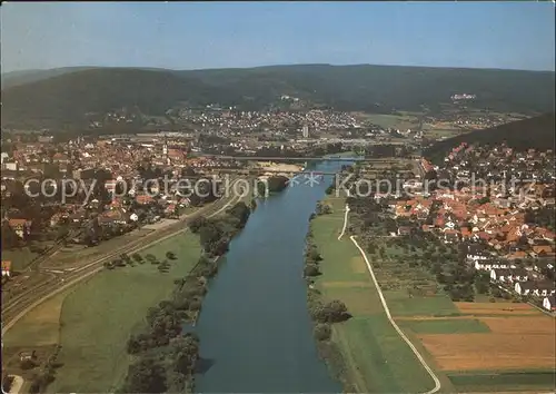 Lohr Main Fliegeraufnahme Kat. Lohr a.Main