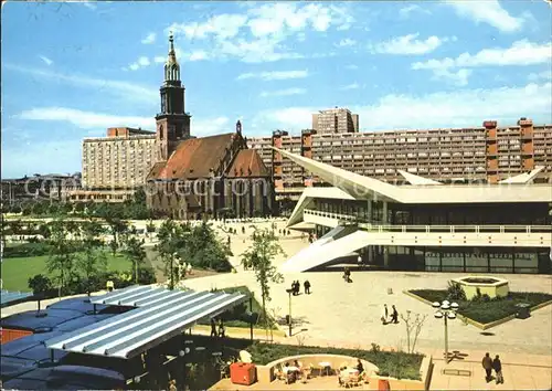 Berlin Marienkirche und Anlage am Fernsehturm Kat. Berlin