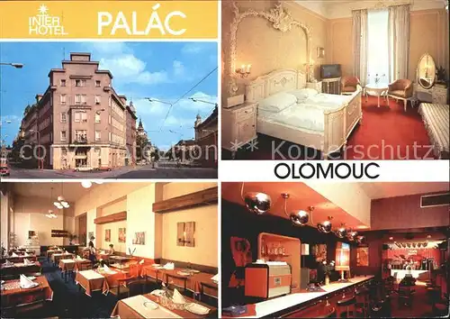 Olomouc Inter Hotel Palac Zimmer Gastraum Bar Kat. Olomouc