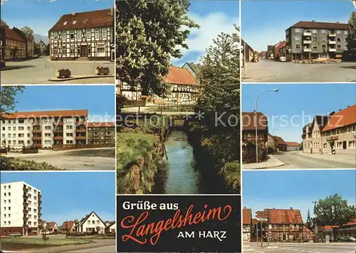 Langelsheim Orts und Teilansichten Kat. Langelsheim