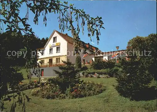 Herborn Hessen Restaurant Pension Haus Waldblick Kat. Herborn