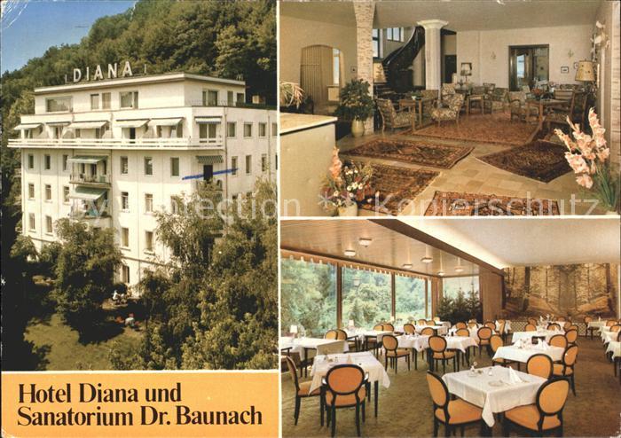 Bad Kissingen Hotel Diana und Sanatorium Dr Baunach