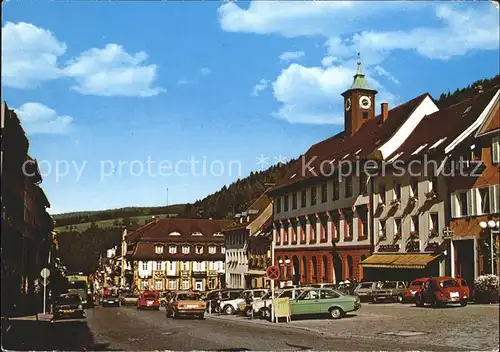 Triberg Schwarzwald Rathaus Kat. Triberg im Schwarzwald