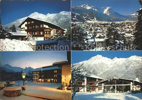 Garmisch Partenkirchen Hotel Obermuehle Teilansichten Total Kat. Garmisch Partenkirchen
